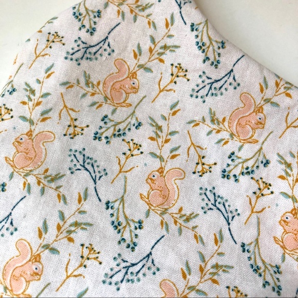 NEW Adult Cotton Cloth Face Mask Squirrel Print - Picture 5 of 8